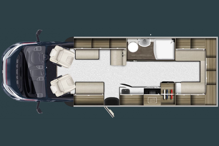 Auto Trail Imala 736 Floor Plan