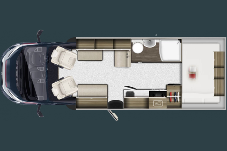 Auto Trail Imala 736G Floor Plan