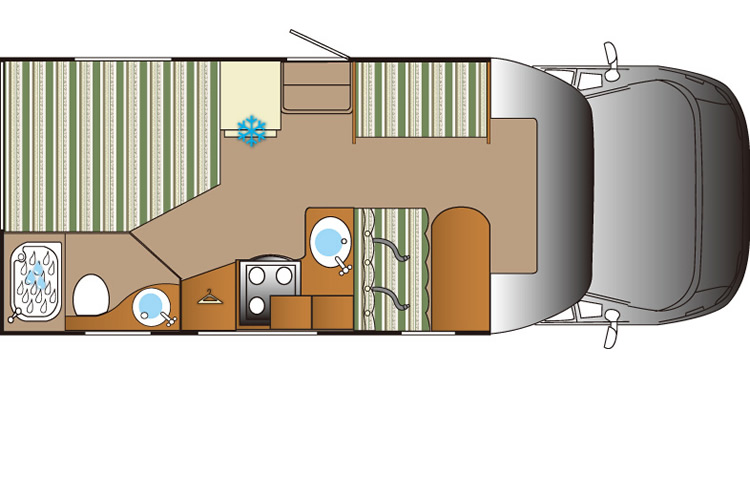 Auto Roller 694 Day Floor Plan
