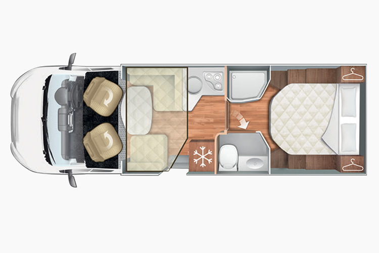 Zefiro 696 Floor Plan